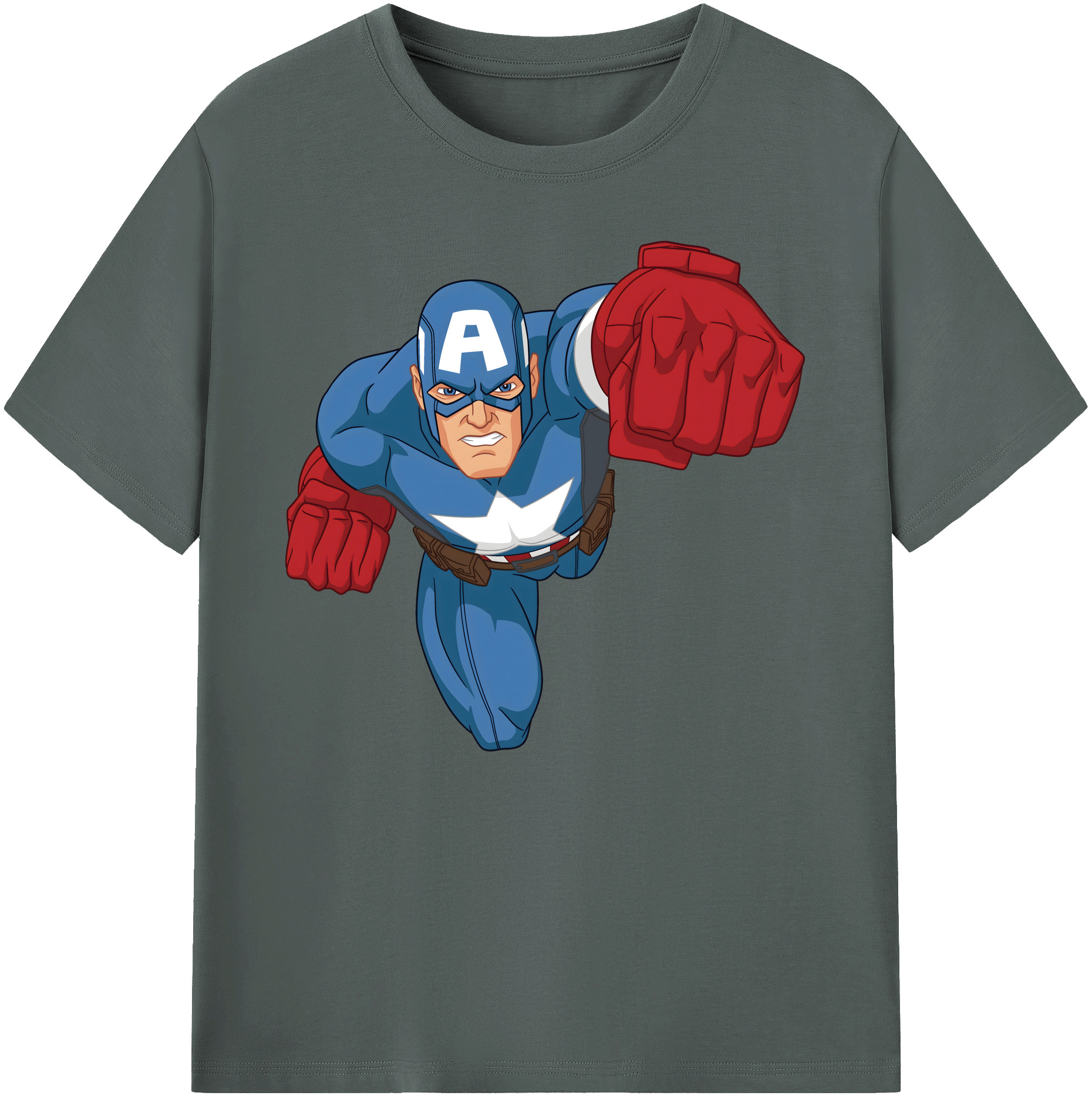 （画像用） アベンジャーズ The Avengers 綿100％ メンズ半袖Tシャツ｜肌触りやわらか＆通気性